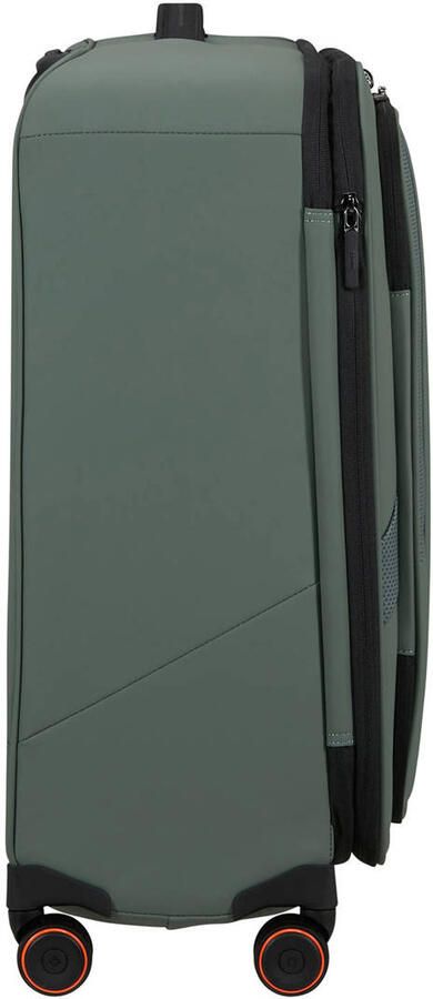 Samsonite trolley Glazed 67 cm. Expandable groen