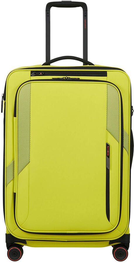 Samsonite trolley Glazed 67 cm. Expandable limegroen