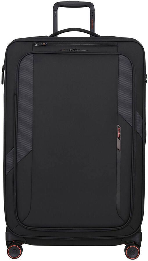 Samsonite trolley Glazed 78 cm. Expandable zwart