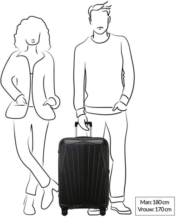 Samsonite trolley Major-Lite 69 cm. geel - Foto 2