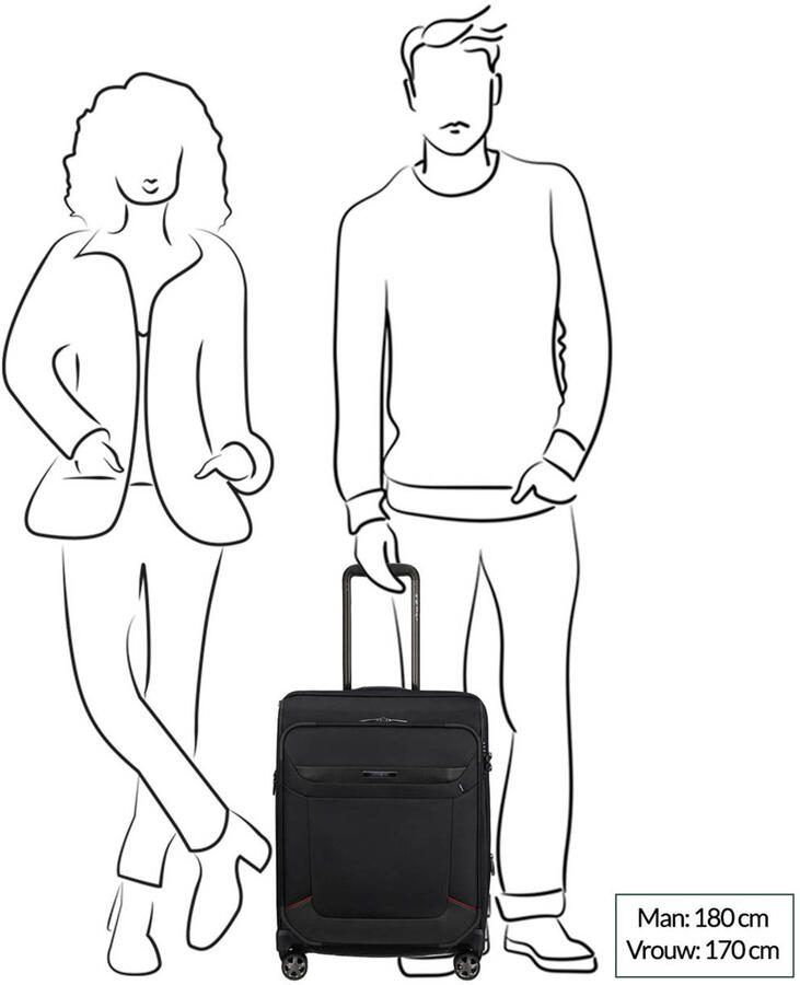 Samsonite trolley Pro-DLX 6 55 cm. Expandable kaki - Foto 2