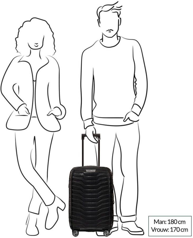 Samsonite trolley Proxis 55 cm. Expandable antraciet - Foto 2