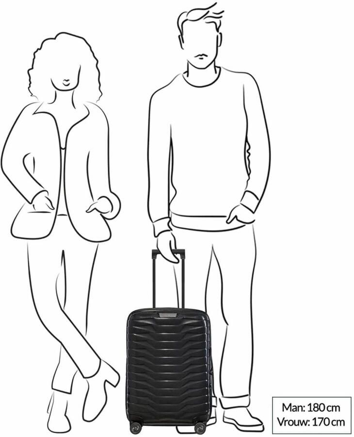 Samsonite Cabin Size S 4 Wielen Spinner Zwart Unisex - Foto 2