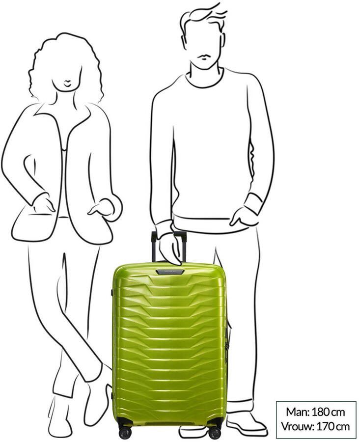 Samsonite Hardshell-trolley PROXIS verschillende maten en kleuren Trolley reisbagage harde koffer reistrolley TSA-cijferslot - Foto 2