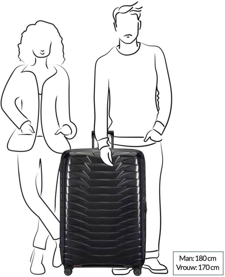 Samsonite trolley Proxis 86 cm. kaki - Foto 2