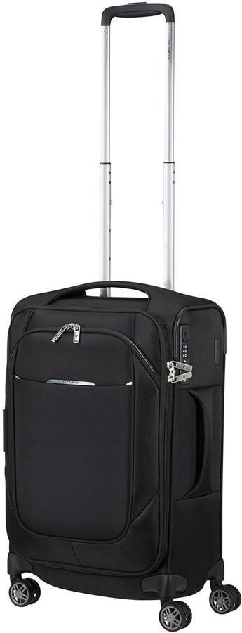 Samsonite Zachte bagage trolley RE-LITE verschillende maten en kleuren Reiskoffer TSA-slot stickervel volume uitbreiding laptopvak (set 2 stuks Met 2 pack cubes)