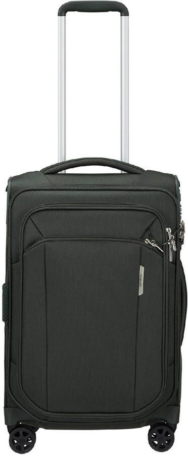 Samsonite trolley Respark 55 cm. Expandable donkergroen