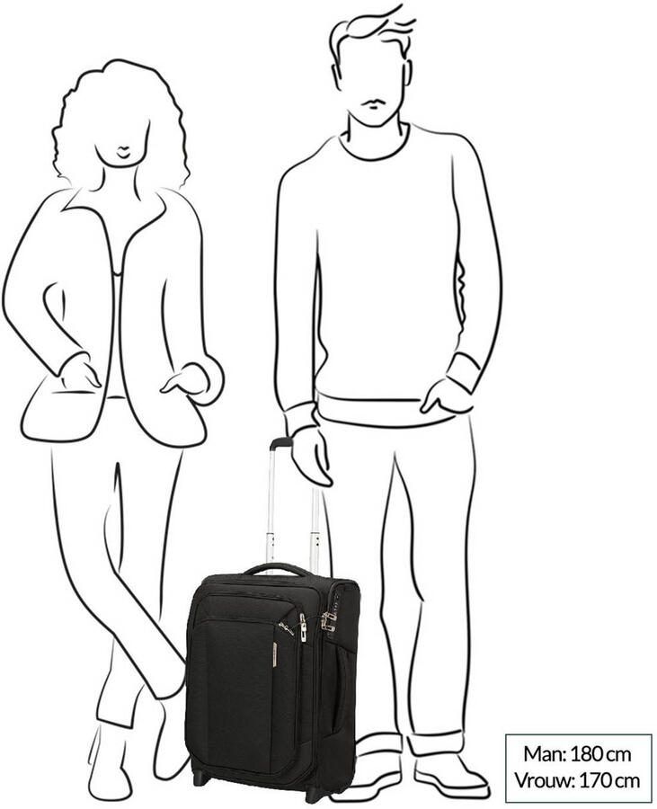 Samsonite trolley Respark 55 cm. Expandable zwart - Foto 2
