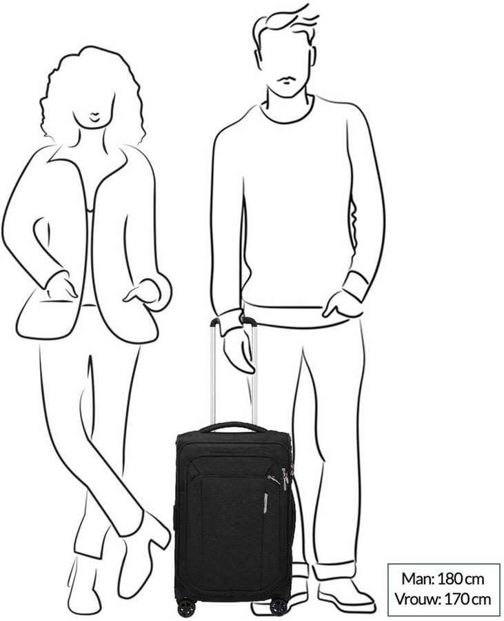 Samsonite trolley Respark 55 cm. Expandable zwart - Foto 2
