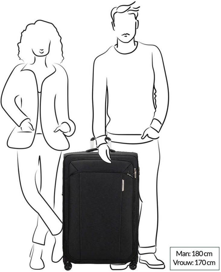 Samsonite trolley Respark 82 cm. Expandable zwart - Foto 2