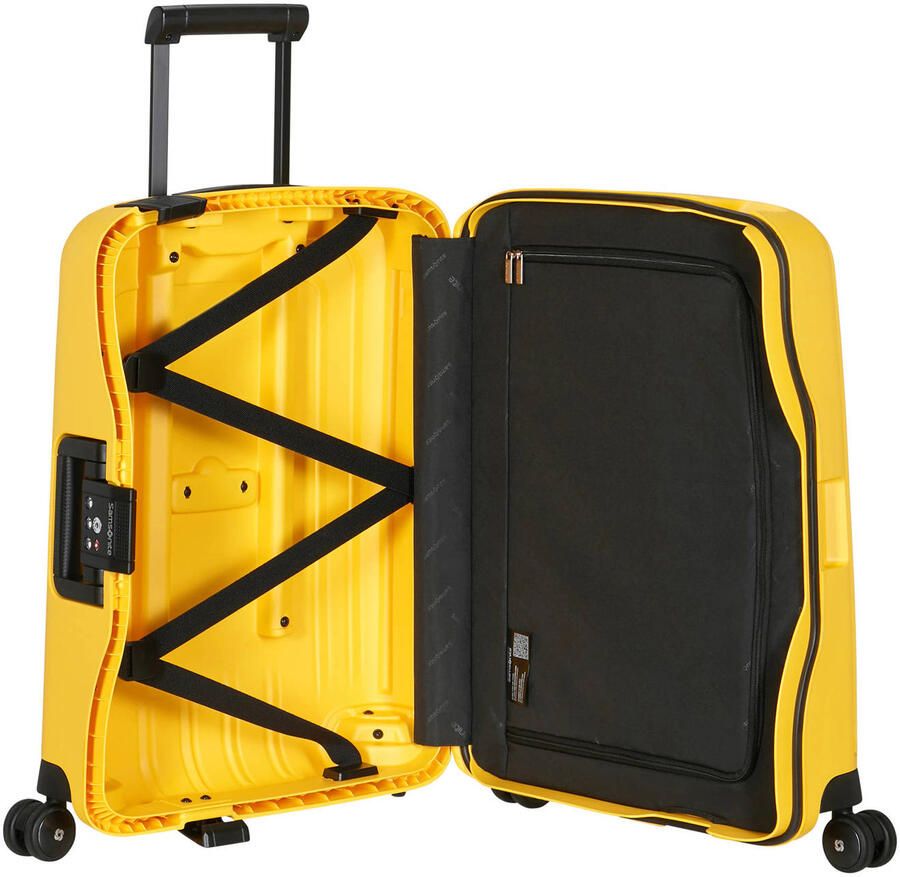 Samsonite trolley S'Cure 55 cm. geel - Foto 2