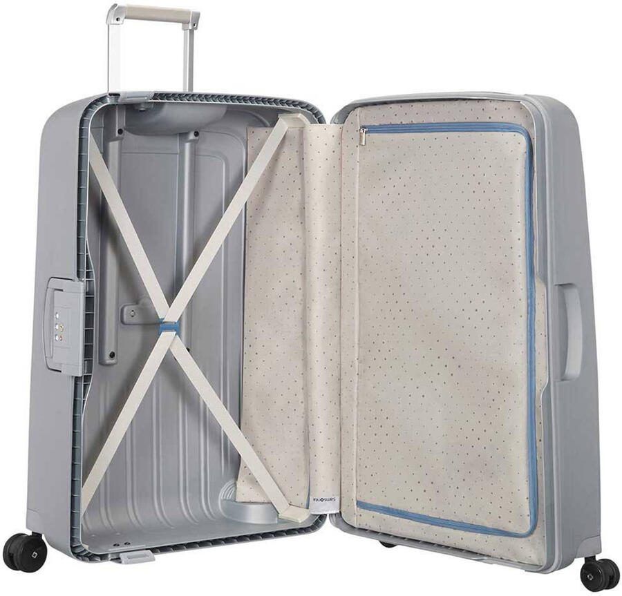 Samsonite trolley S'Cure 69 cm. zilverkleurig - Foto 2
