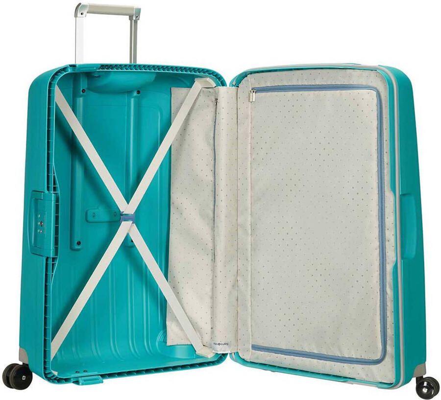 Samsonite trolley S'Cure 75 cm. blauw - Foto 2