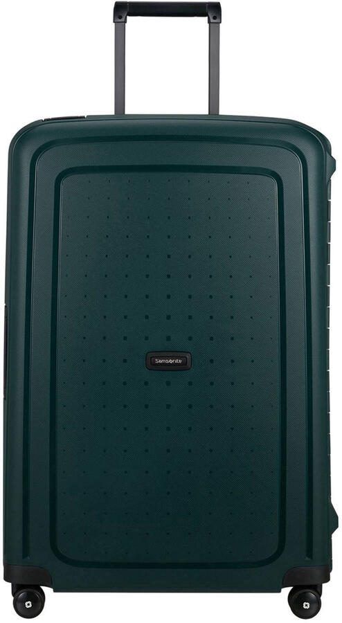 Samsonite trolley S'Cure 75 cm. donkergroen