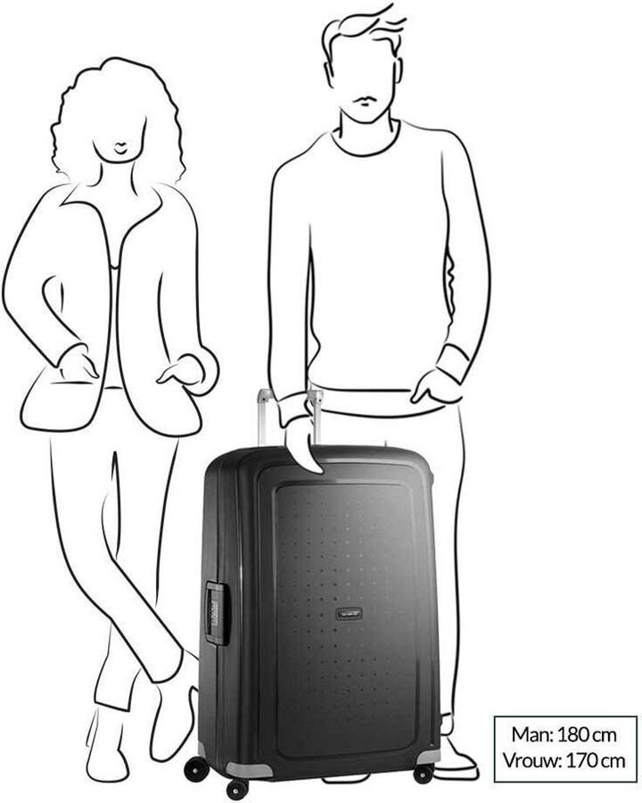 Samsonite trolley S'Cure 81 cm. donkerblauw - Foto 2