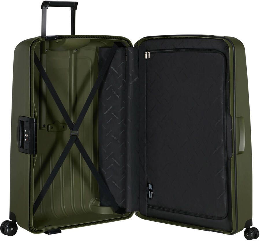 Samsonite trolley S'Cure 81 cm. kaki