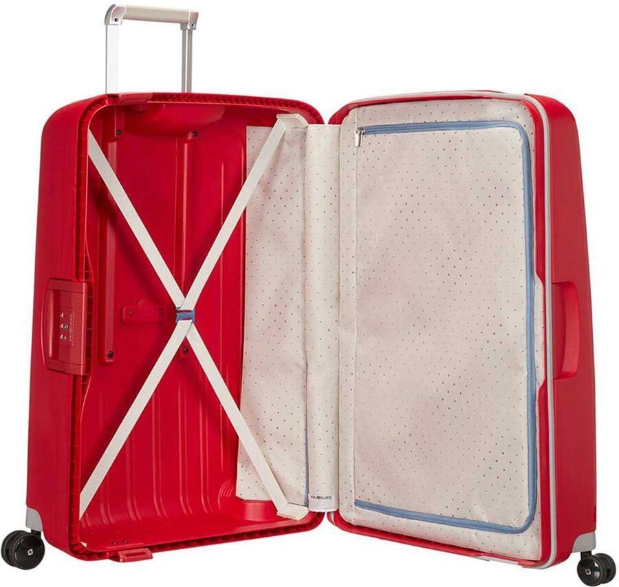 Samsonite trolley S'Cure 81 cm. rood - Foto 2