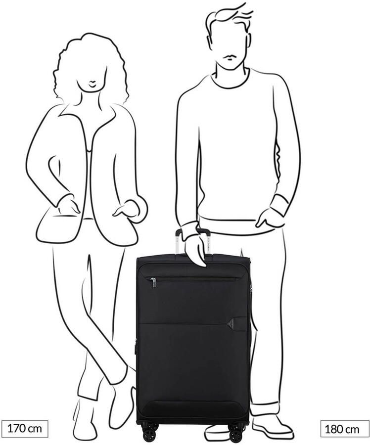 Samsonite trolley Urbify 78 cm. Expandable groen - Foto 2