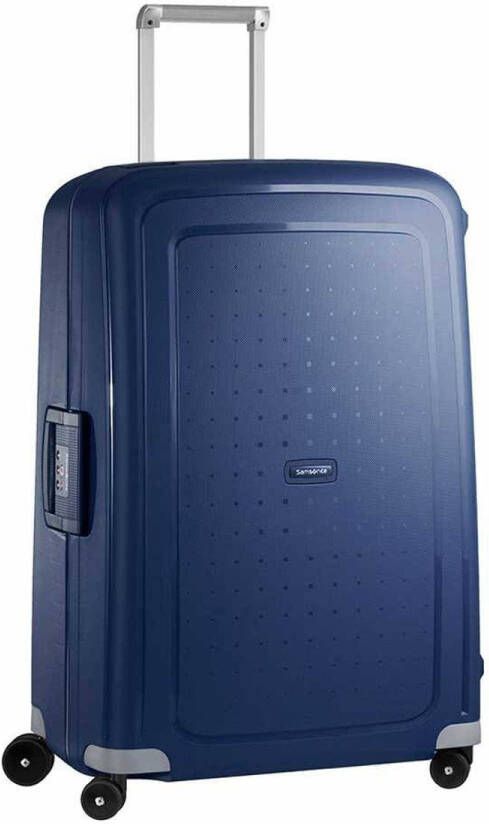 Samsonite Lichtgewicht polypropyleen koffer met 4 wielen en TSA-slot Lichtgewicht polypropyleen koffer met 4 wielen Blue Gray Unisex
