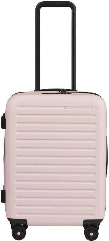 Samsonite trolley Stackd 55 cm. Expandable lichtroze