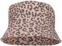 Sarlini bucket hat met all-over panterprint lichtroze Hoed Meisjes Katoen - Thumbnail 1