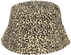 Sarlini bucket hat met luipaardprint