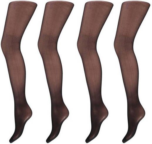 Sarlini corrigerende panty 20 denier set van 4 zwart
