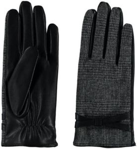 Sarlini geruite handschoenen zwart