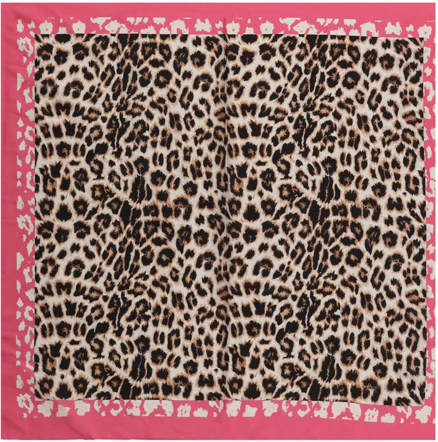Sarlini bandana met panterprint roze - Foto 3