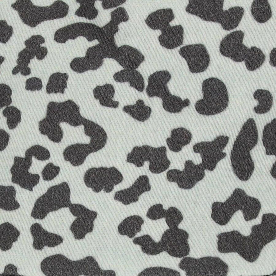 Sarlini bucket hat met all-over panterprint lichtblauw Hoed Meisjes Katoen - Foto 2
