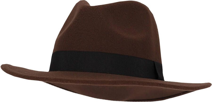 Sarlini cowboyhoed donkerbruin - Foto 3