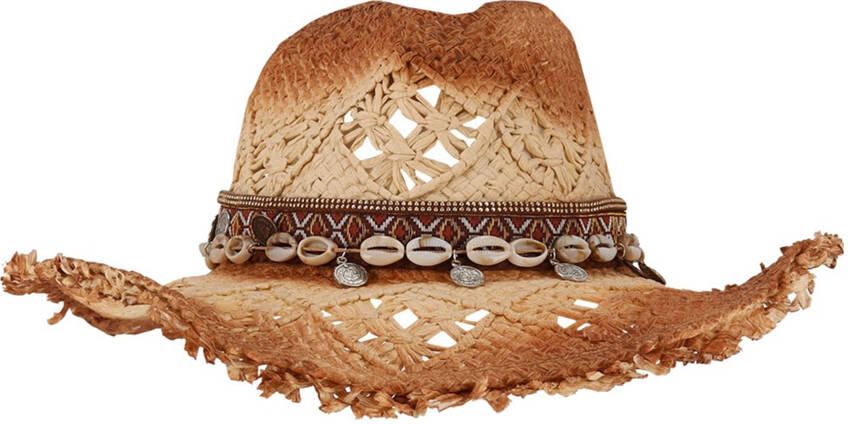 Sarlini crochet cowboyhoed naturel bruin - Foto 3