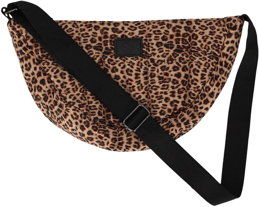Sarlini crossbody tas met panterprint bruin - Foto 3