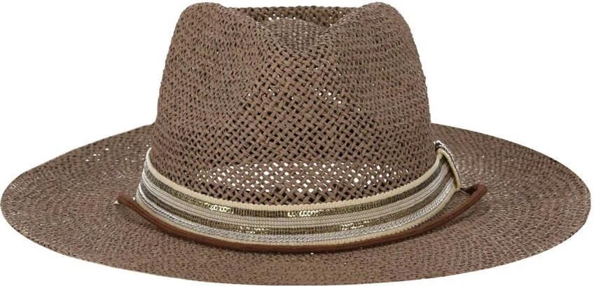 Sarlini raffia cowboyhoed bruin