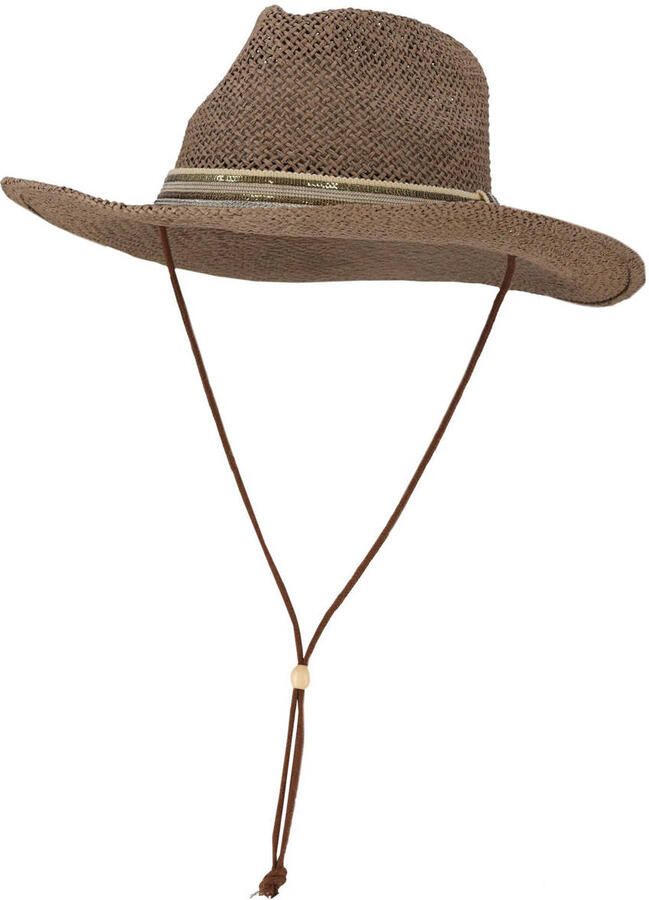 Sarlini raffia cowboyhoed bruin - Foto 3