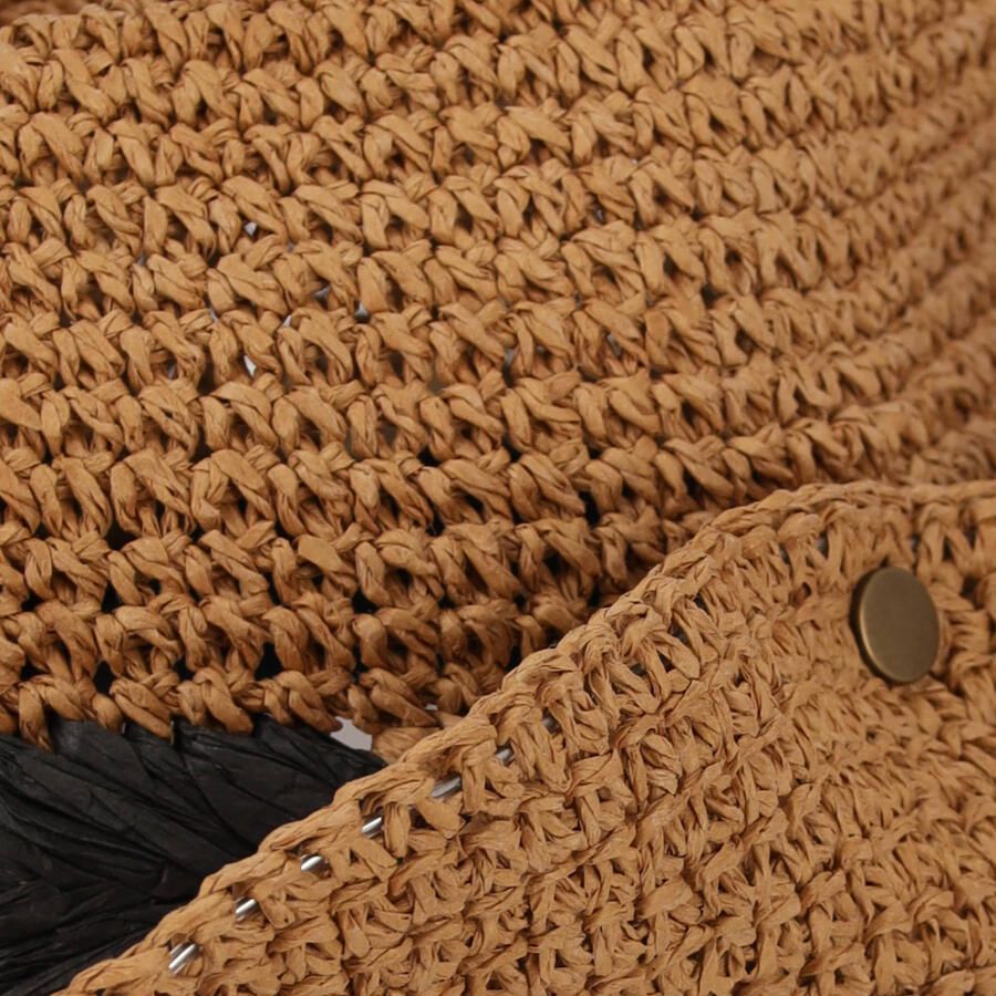 Sarlini raffia cowboyhoed naturel - Foto 2