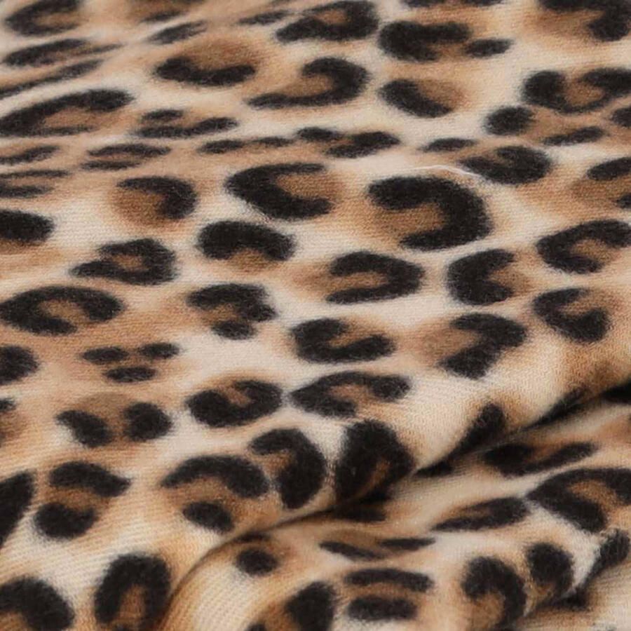 Sarlini sjaal met dierenprint bruin - Foto 2