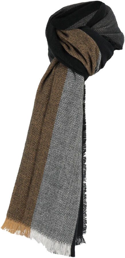 Sarlini sjaal zwart camel