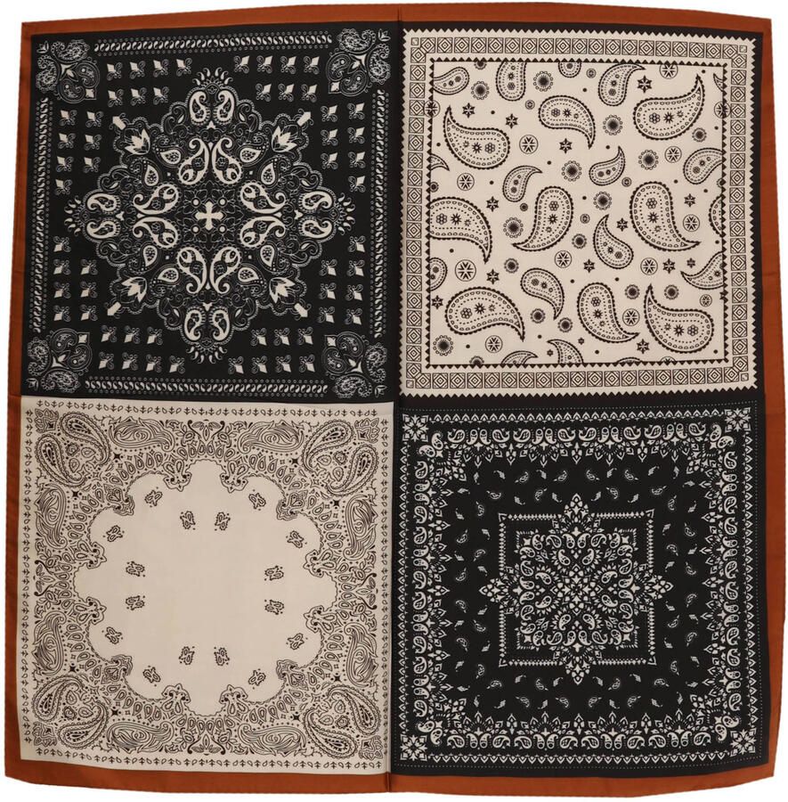Sarlini sjaaltje met paisley print multi - Foto 3