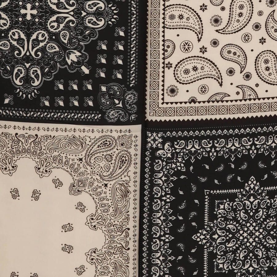 Sarlini sjaaltje met paisley print multi - Foto 2