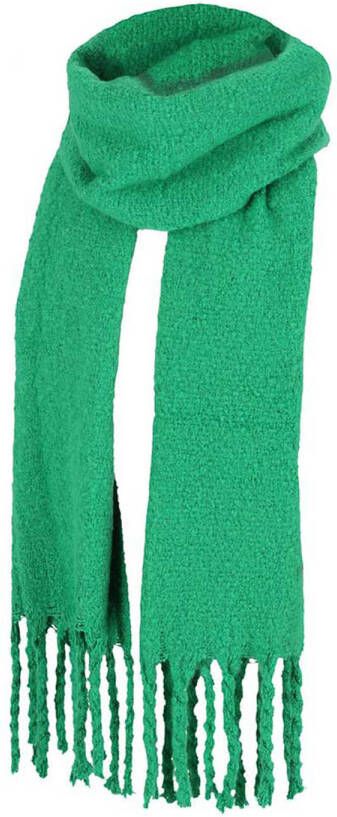 Sarlini sjaal met franjes groen