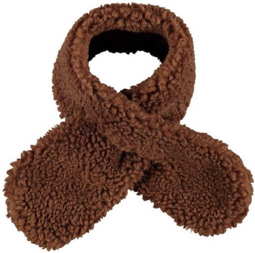 Sarlini teddy sjaal bruin Effen 0-6 mnd | Sjaal van