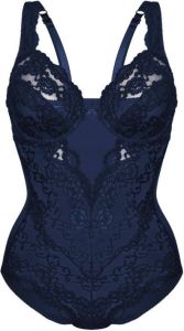 Sassa Mode corrigerende body Classic Lace met kant donkerblauw