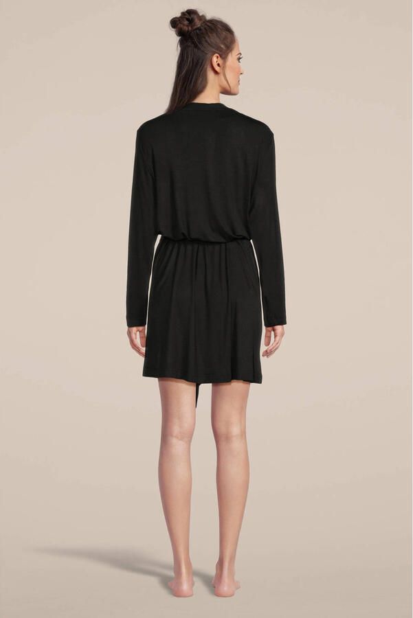 Sassa Mode badjas met viscose zwart - Foto 3