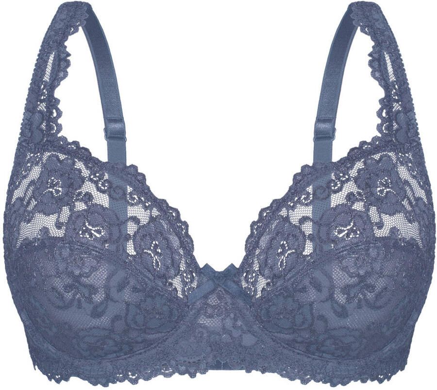 Sassa Mode niet-voorgevormde beugelbh Classic Lace blauw - Foto 2