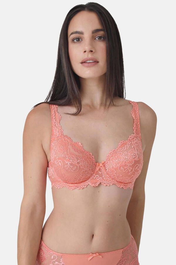 Sassa Mode niet-voorgevormde beugelbh Classic Lace zalmroze - Foto 3