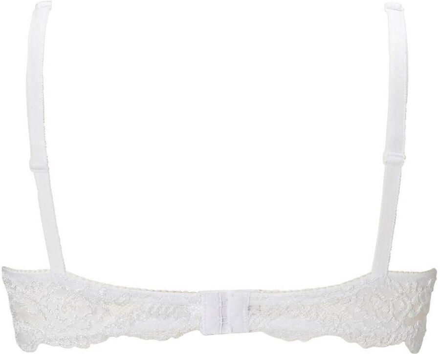 Sassa Mode niet-voorgevormde beugelbh Classic Lace wit