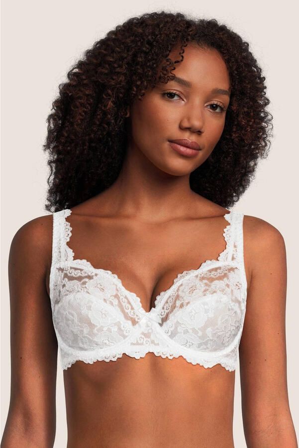Sassa Mode niet-voorgevormde beugelbh Classic Lace wit - Foto 2