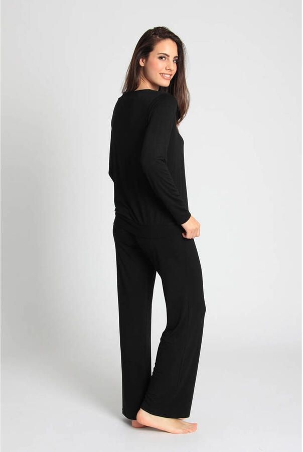Sassa Mode pyjamabroek zwart - Foto 3