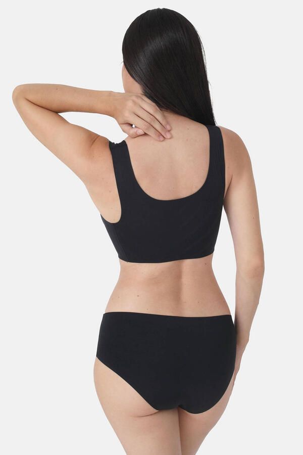 Sassa Mode seamless voorgevormde bralette Bonded Micro zwart - Foto 3